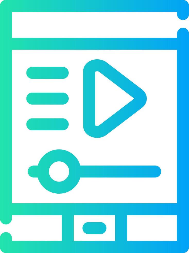 Interactive Content Creative Icon Design vector