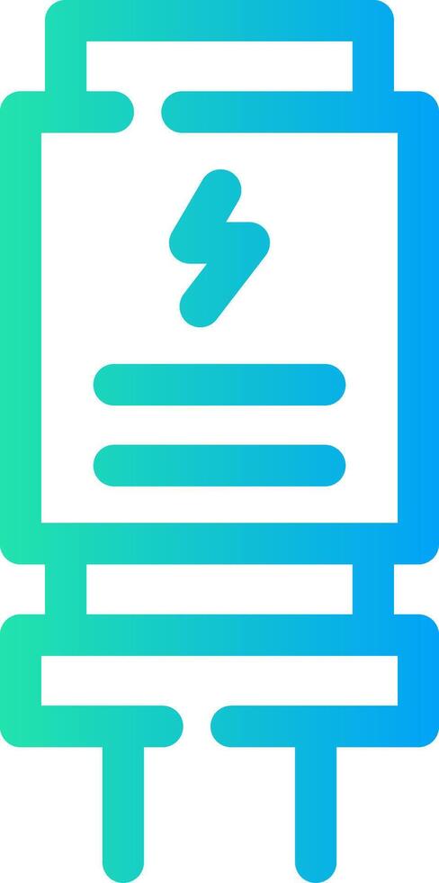 Capacitor Creative Icon Design vector