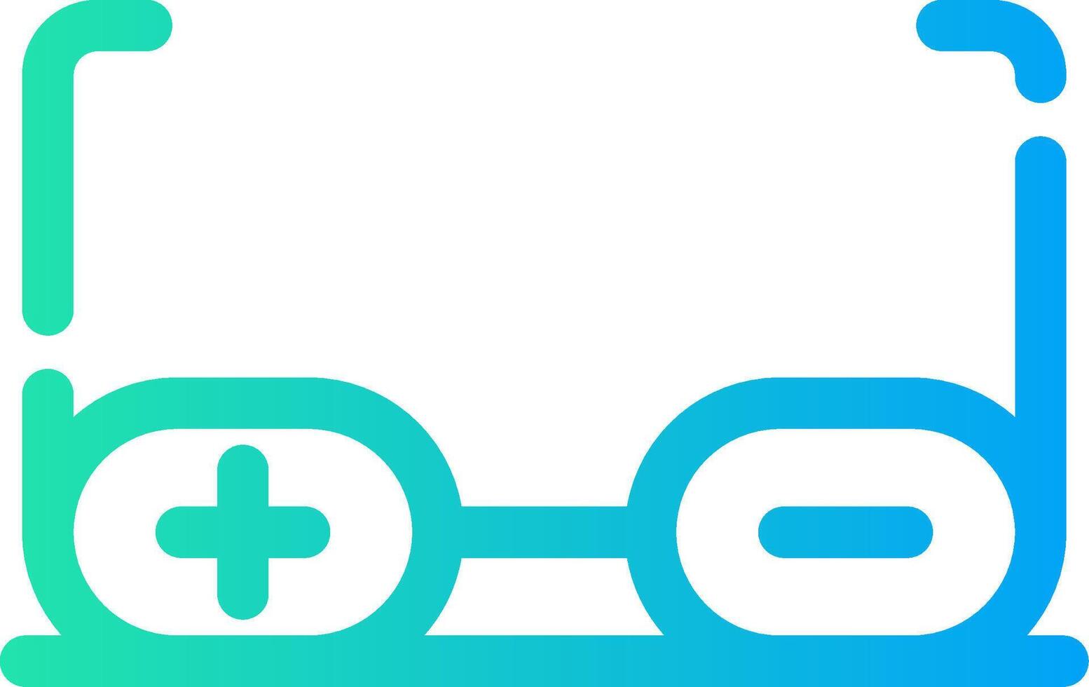 Medical Glasses Creative Icon Design vector