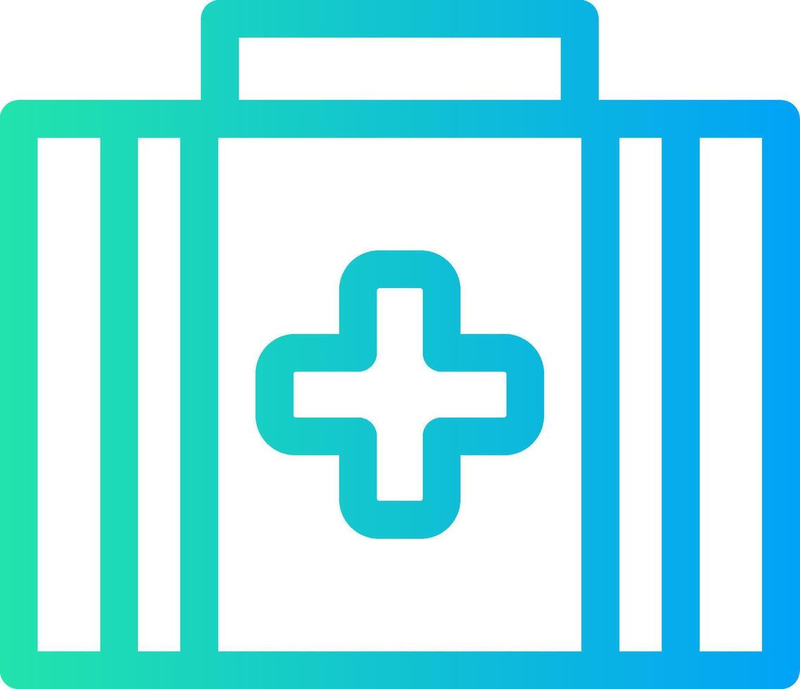 First Aid Kit Creative Icon Design vector