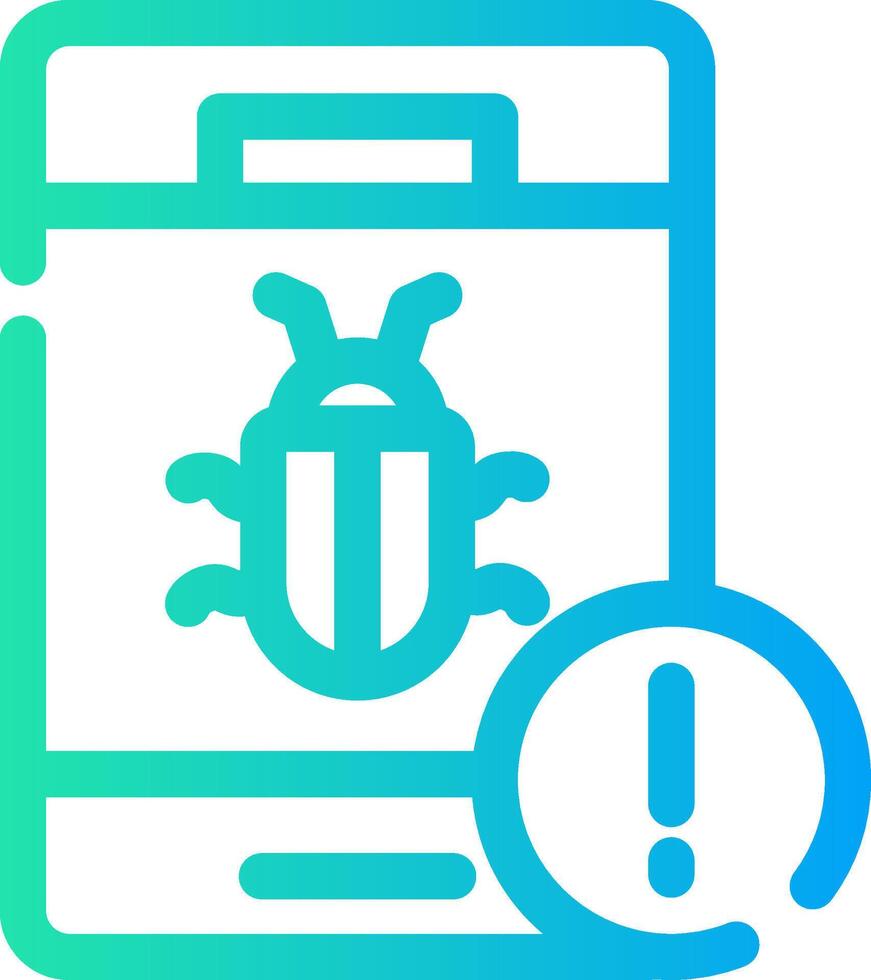 Bug Creative Icon Design vector