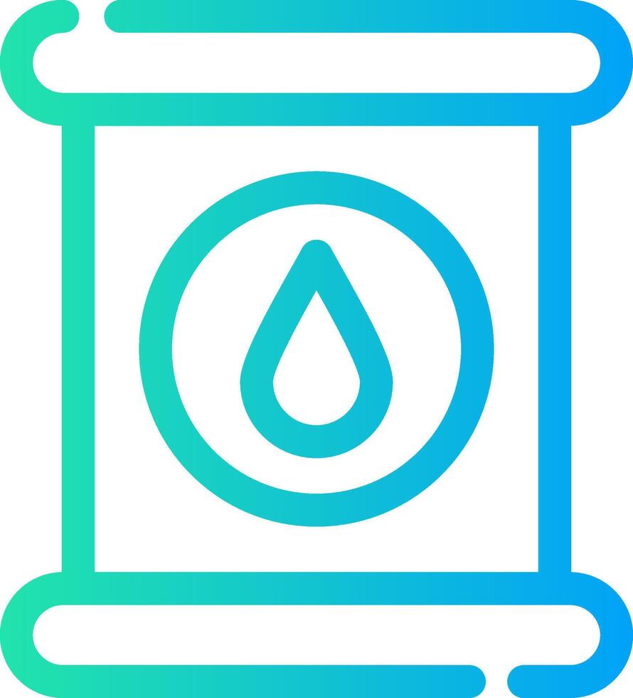 Waste Oil Creative Icon Design vector