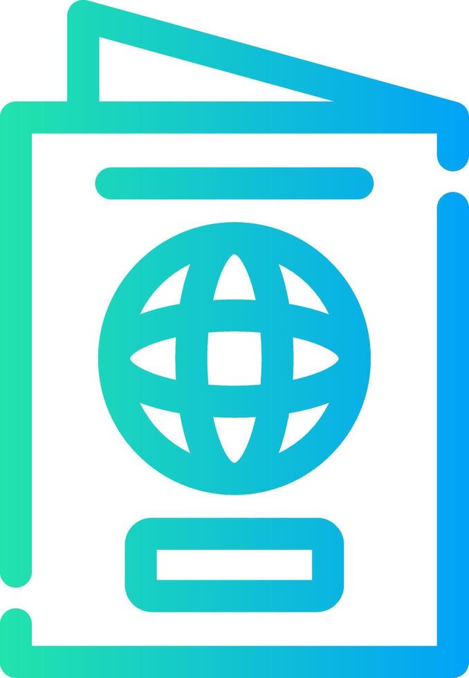 Passport Creative Icon Design vector