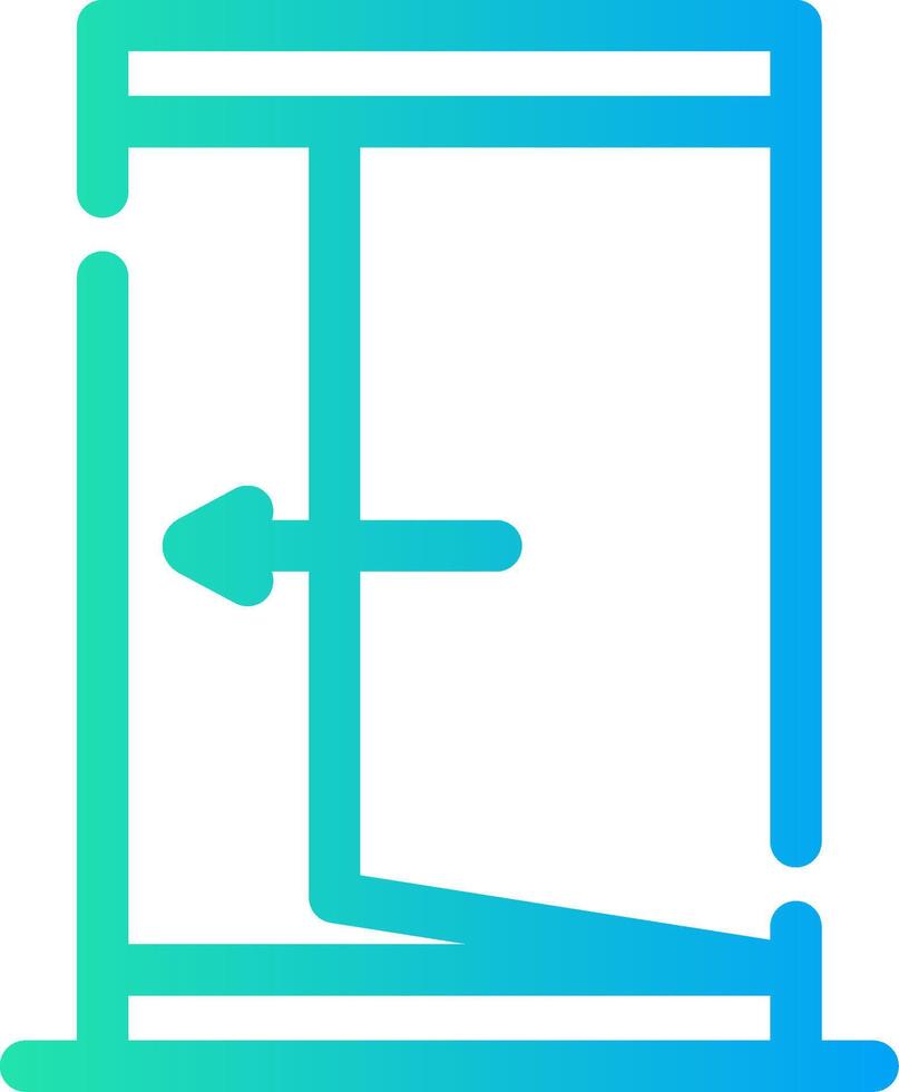 Entrance Creative Icon Design vector
