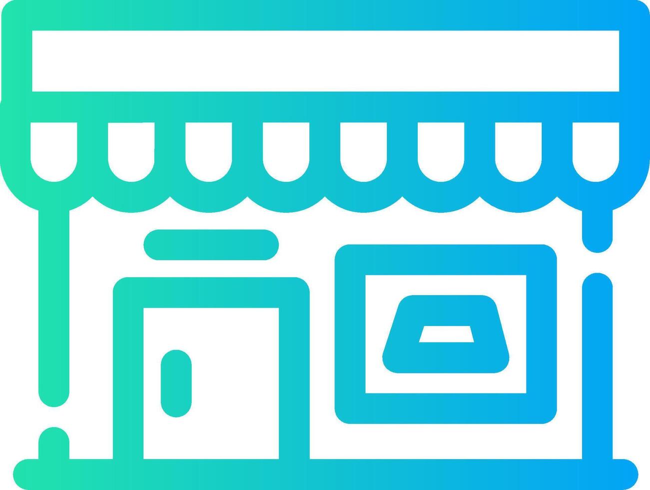 Shop Creative Icon Design vector