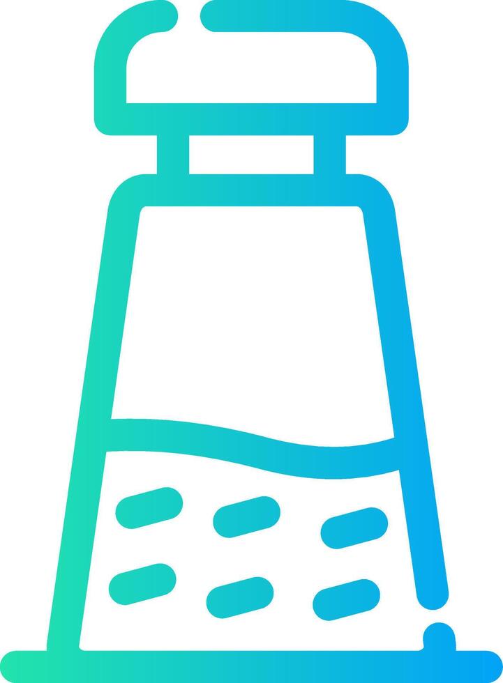 Salt And Pepper Creative Icon Design vector