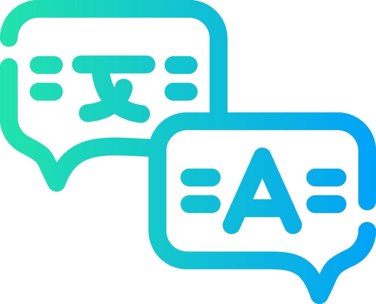 Language Creative Icon Design vector