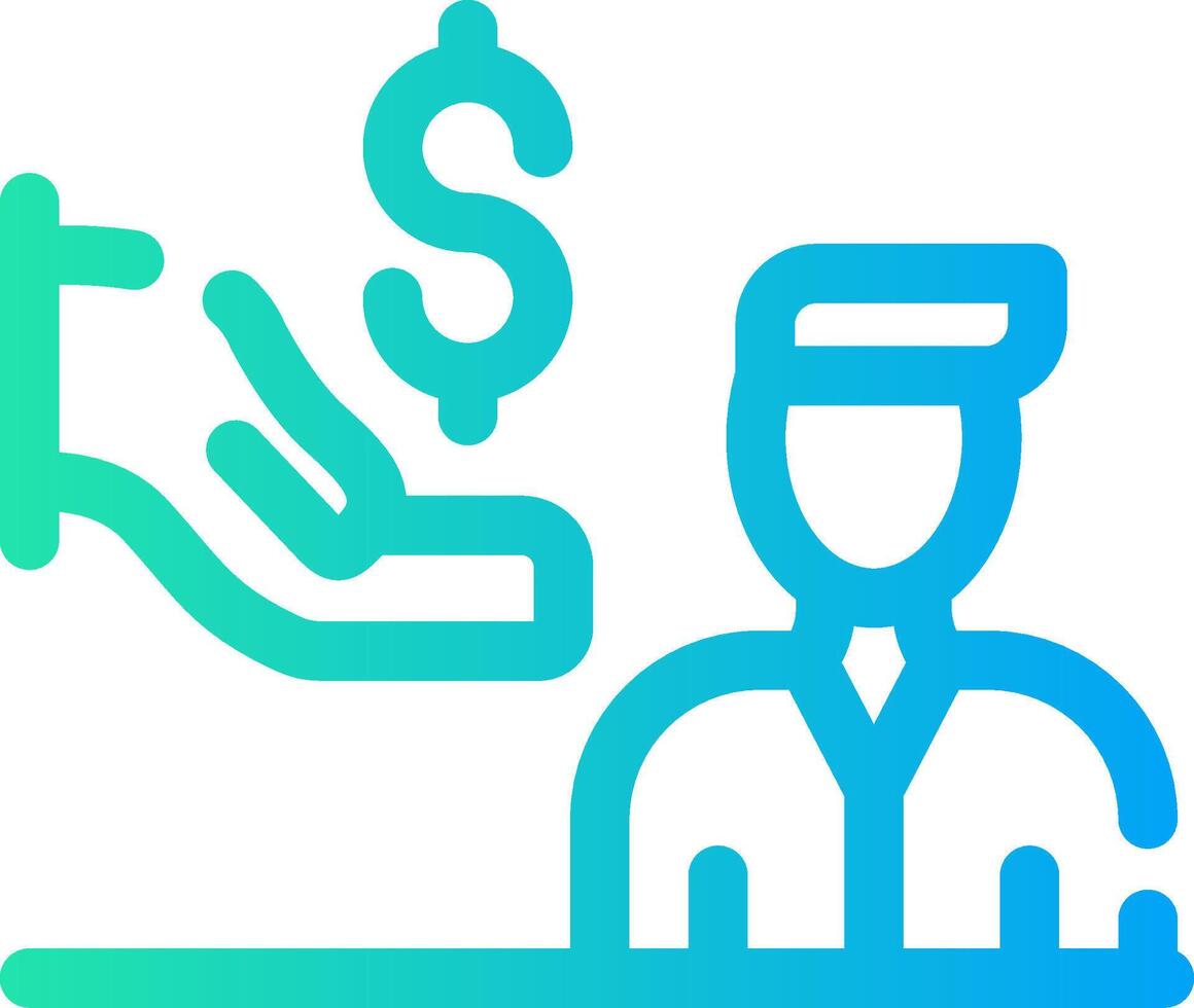 Dealer Prep Fees Creative Icon Design vector