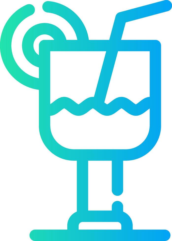Cocktail Creative Icon Design vector