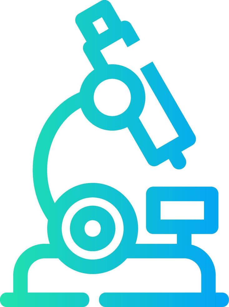 Microscope Creative Icon Design vector