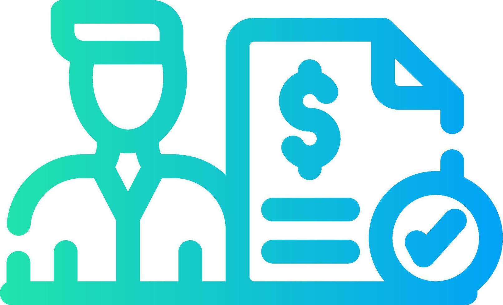 Dealer Invoice Creative Icon Design vector