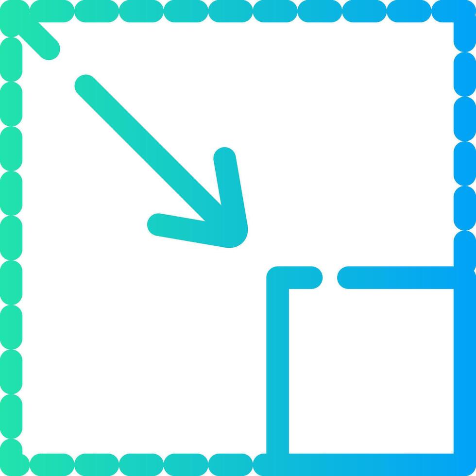 Downsizing Creative Icon Design vector