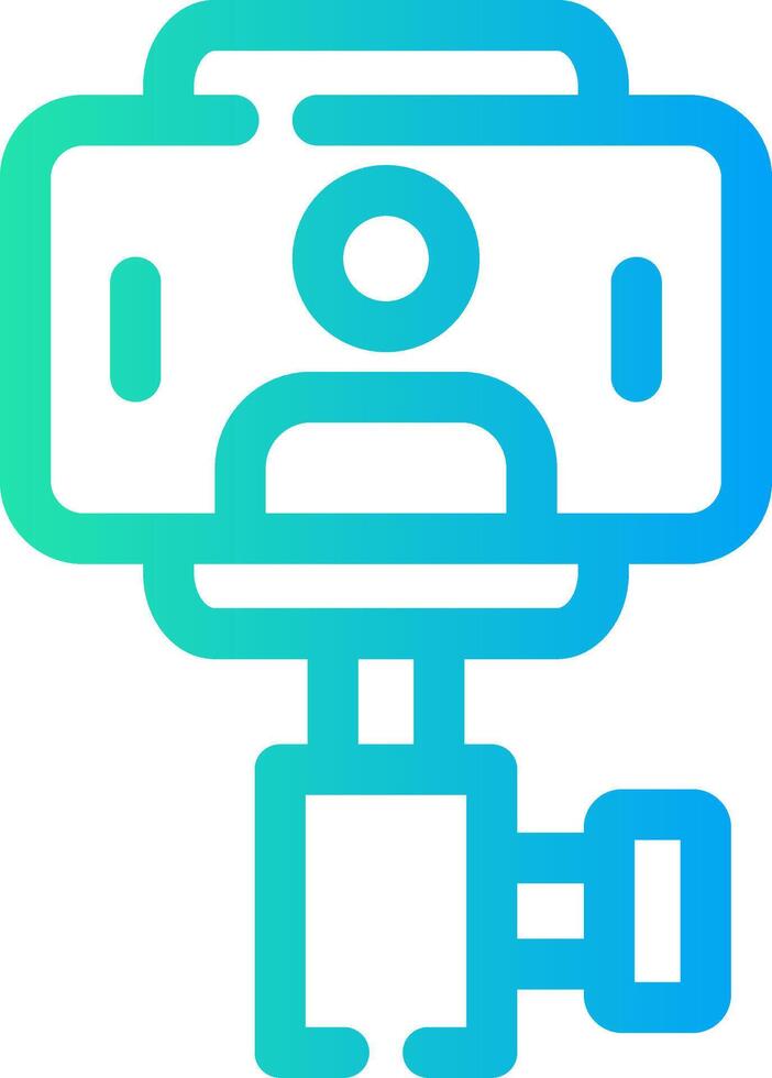 diseño de icono creativo de selfie stick vector