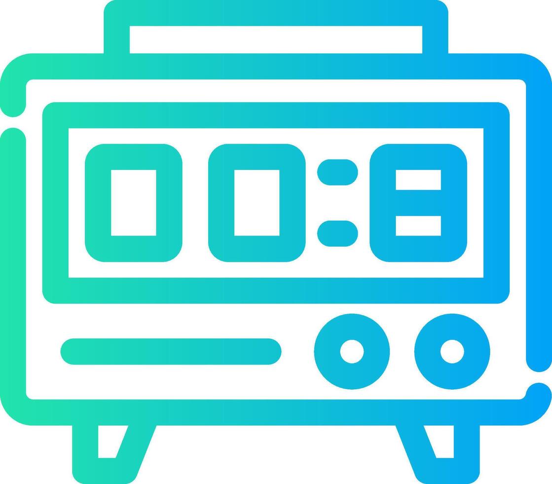 Digital Stopwatch Creative Icon Design vector