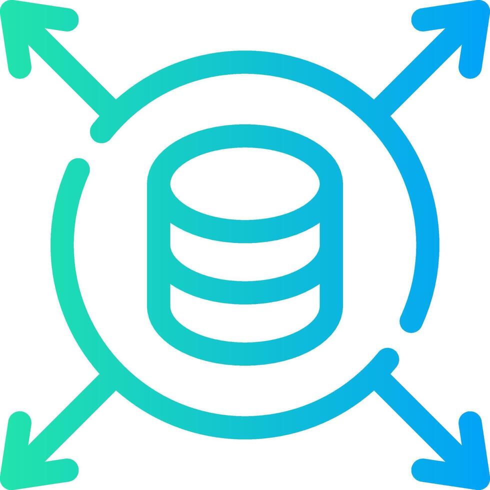 Data Driven Creative Icon Design vector