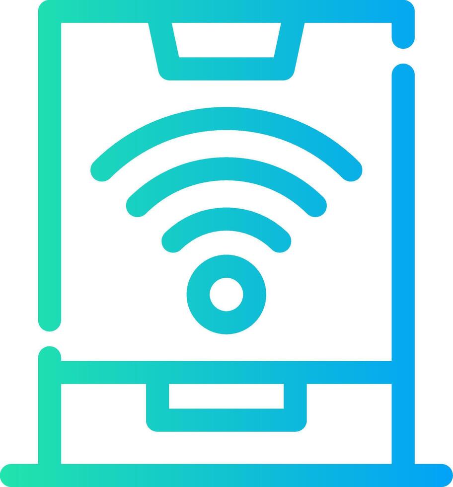 Smart Tablet Creative Icon Design vector