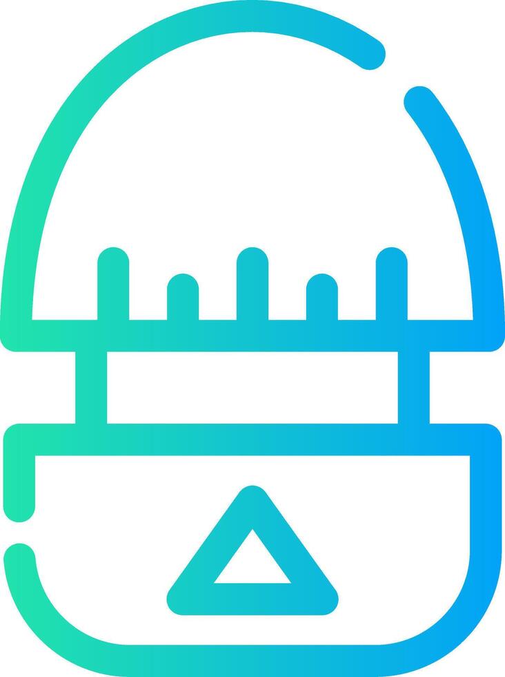 Kitchen Timer Creative Icon Design vector