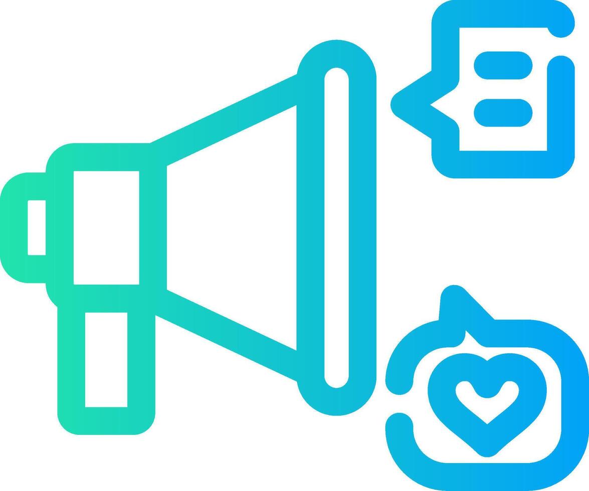 Campaign Creative Icon Design vector