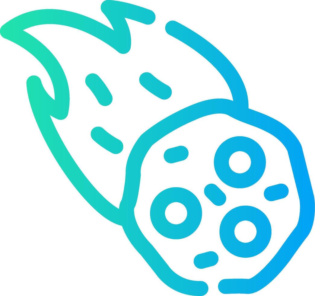 Meteor Creative Icon Design vector