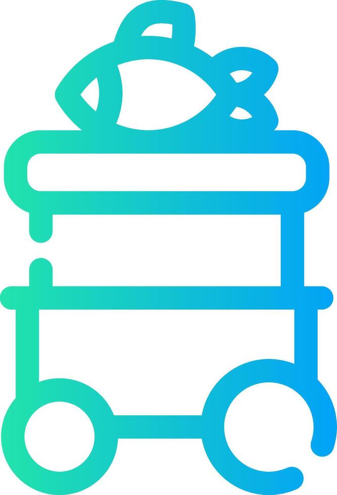 Line Different Gradient Design vector