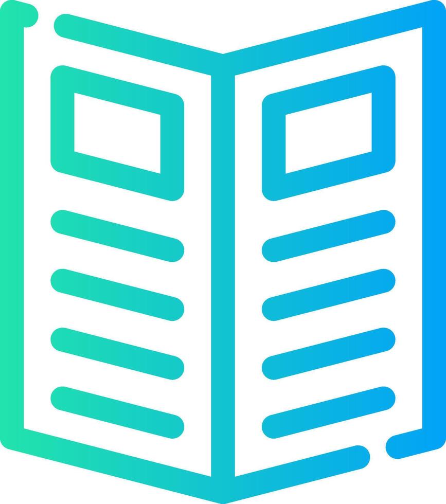 Trifold Creative Icon Design vector