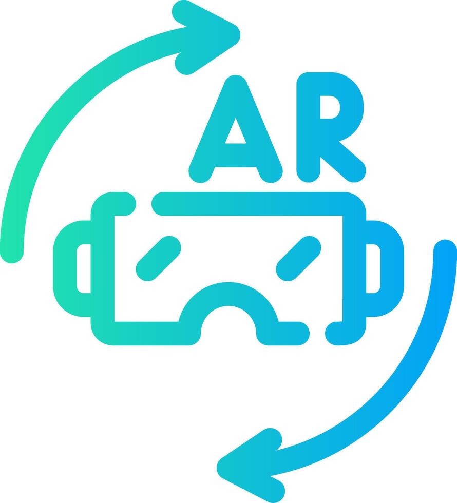 Vr Glasses Creative Icon Design vector