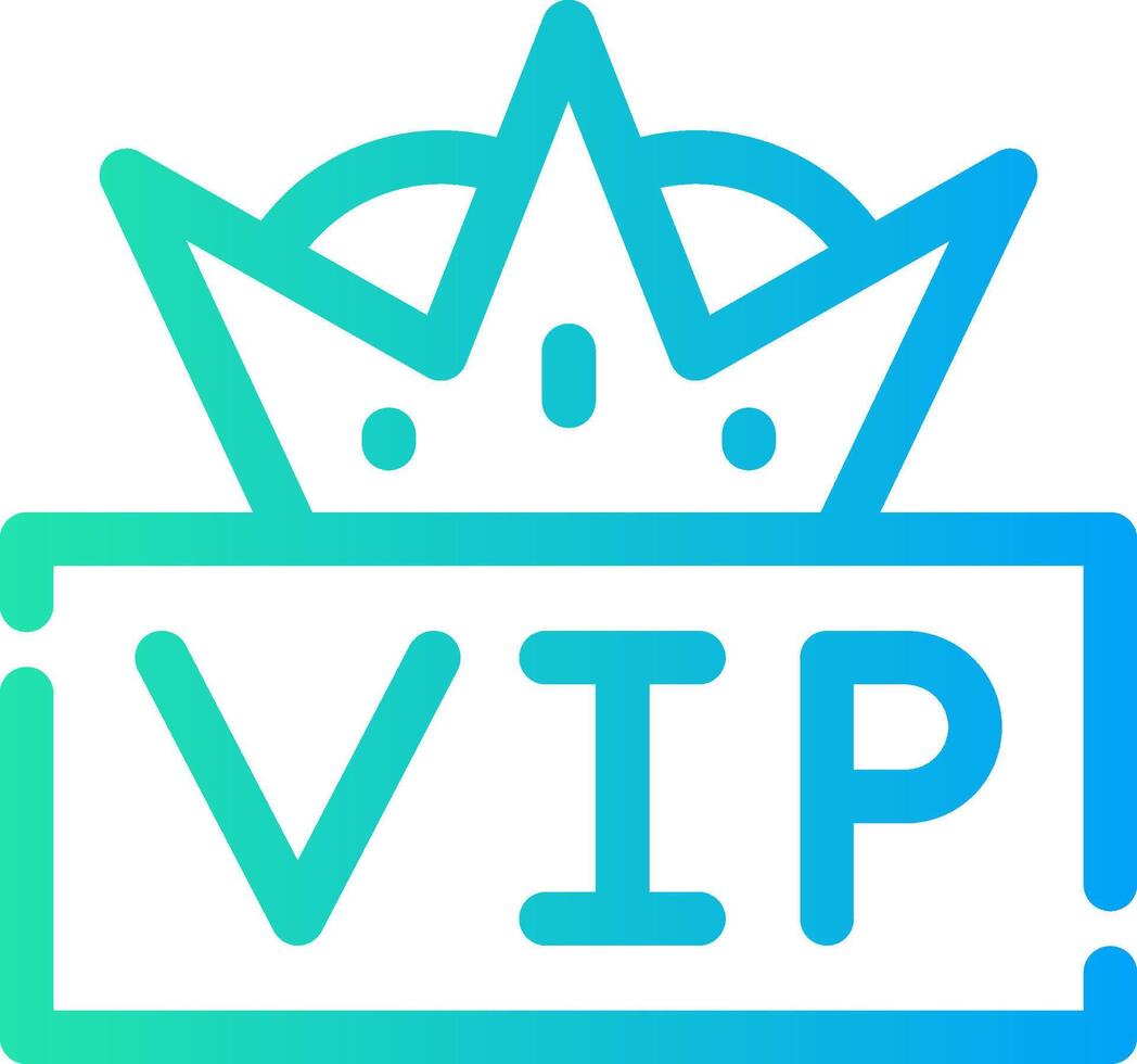 VIP Creative Icon Design vector