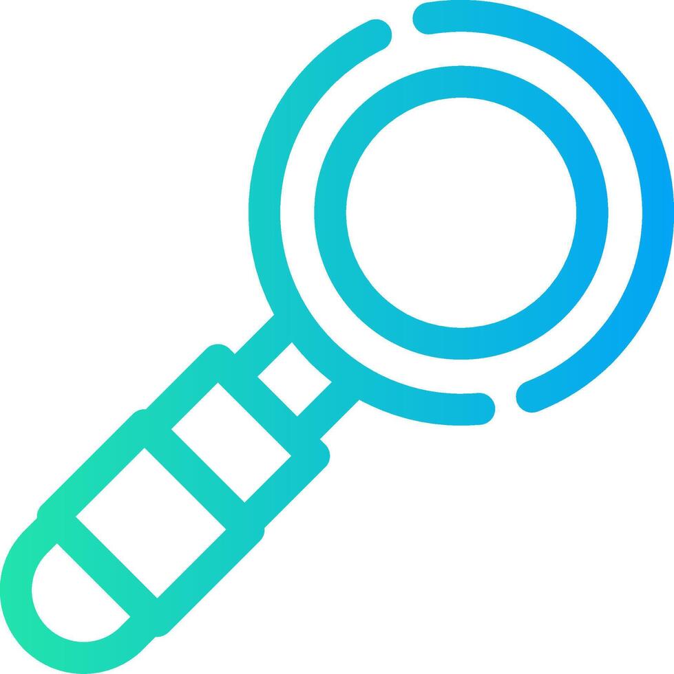 Magnifying Glass Creative Icon Design vector
