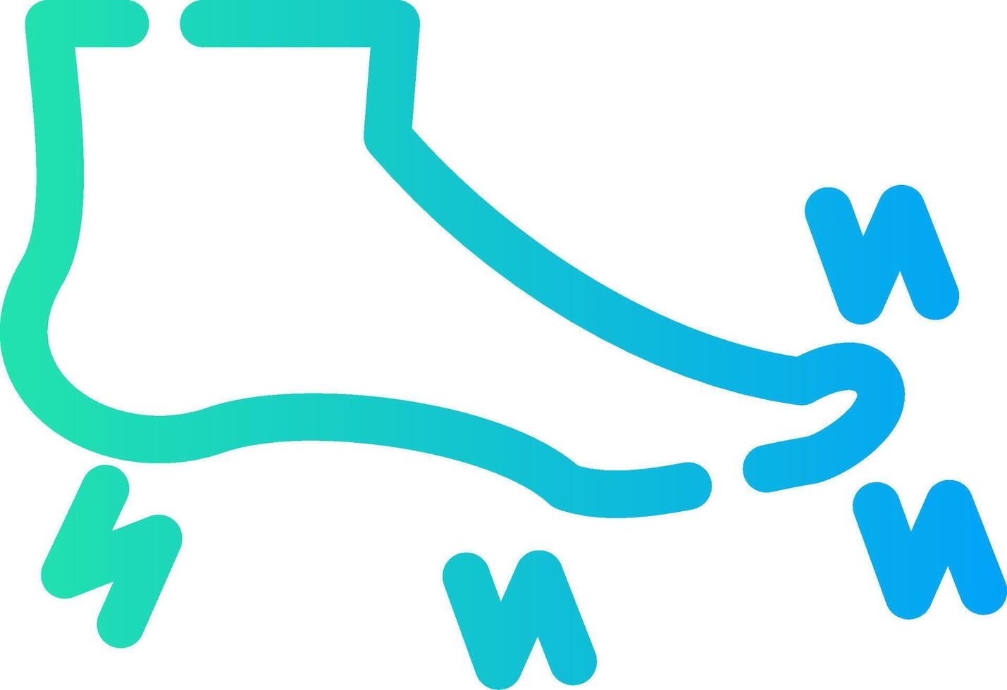 Foot Creative Icon Design vector