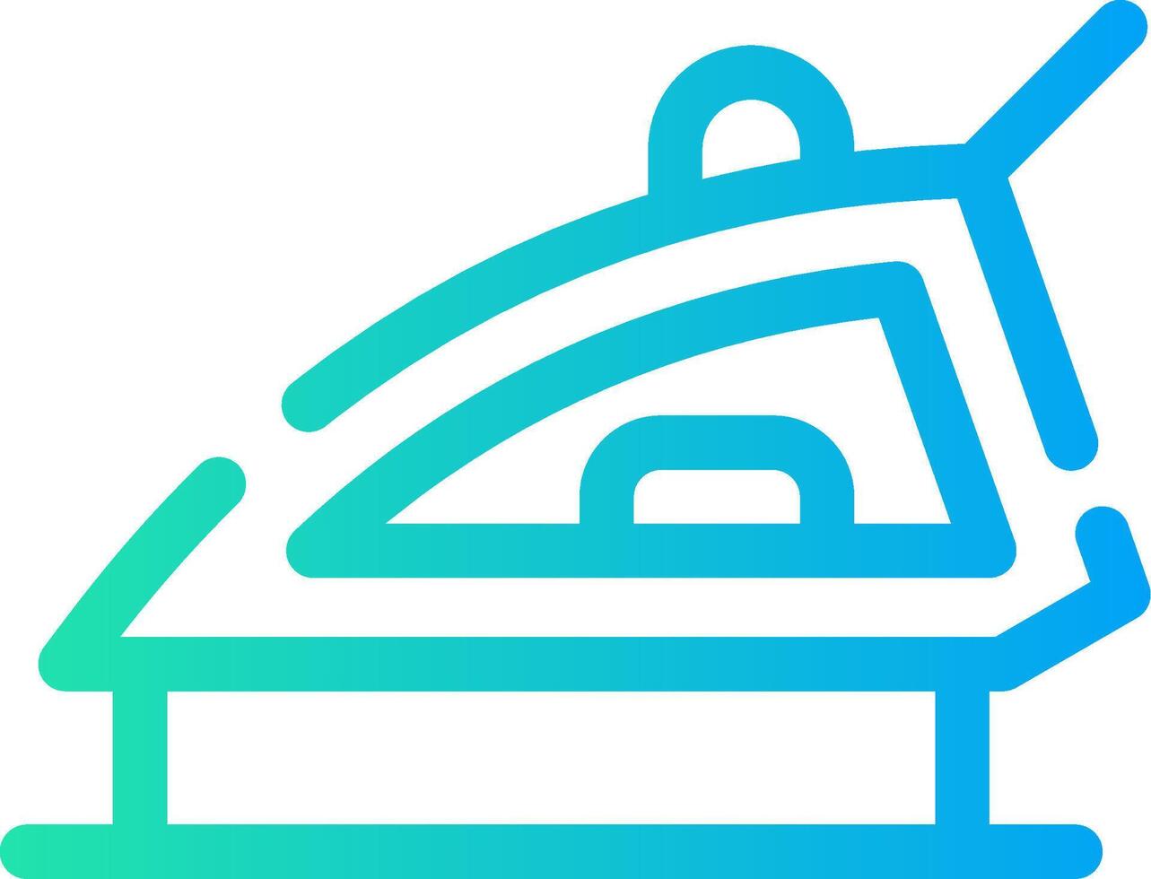 Iron Creative Icon Design vector