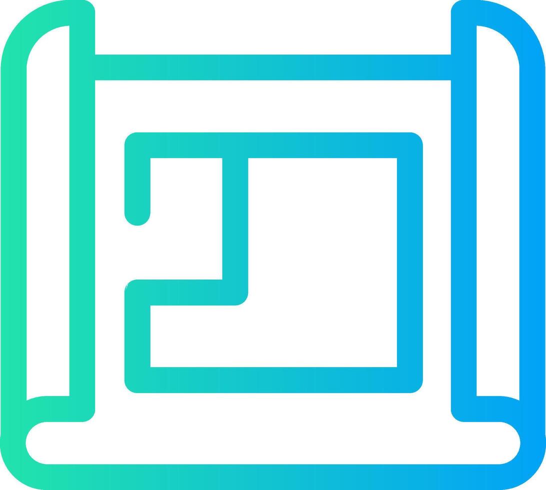 Blueprint Creative Icon Design vector