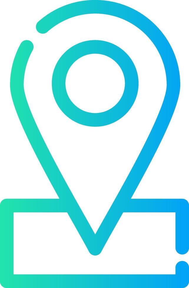 Location Pin Creative Icon Design vector