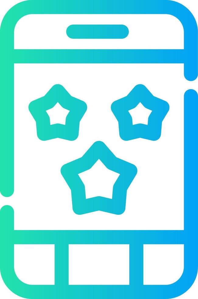 Mobile Phone Creative Icon Design vector