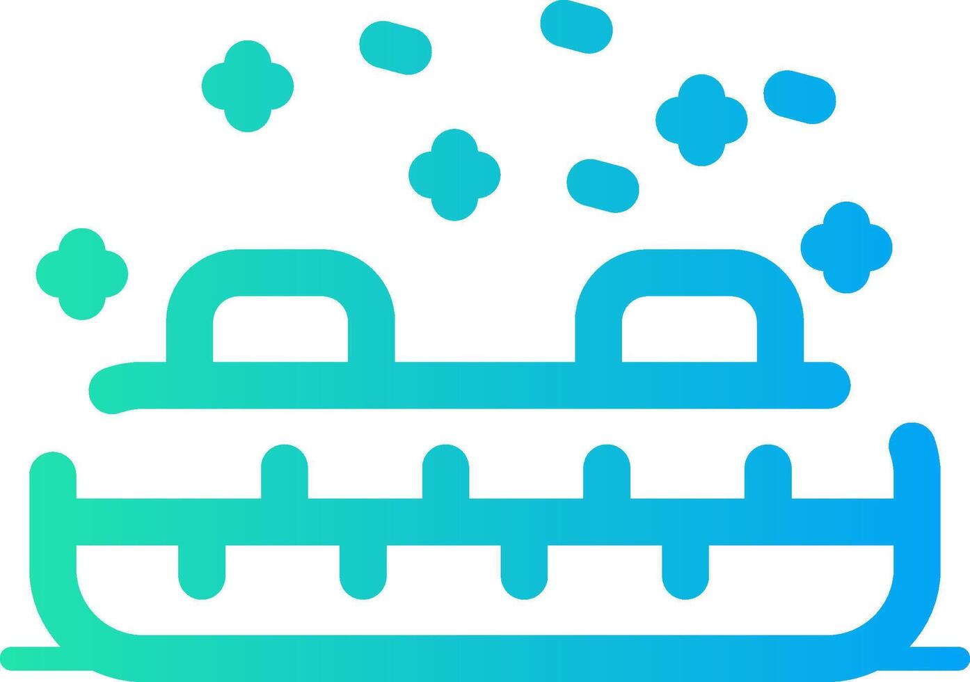 Inflatable Sled Creative Icon Design vector