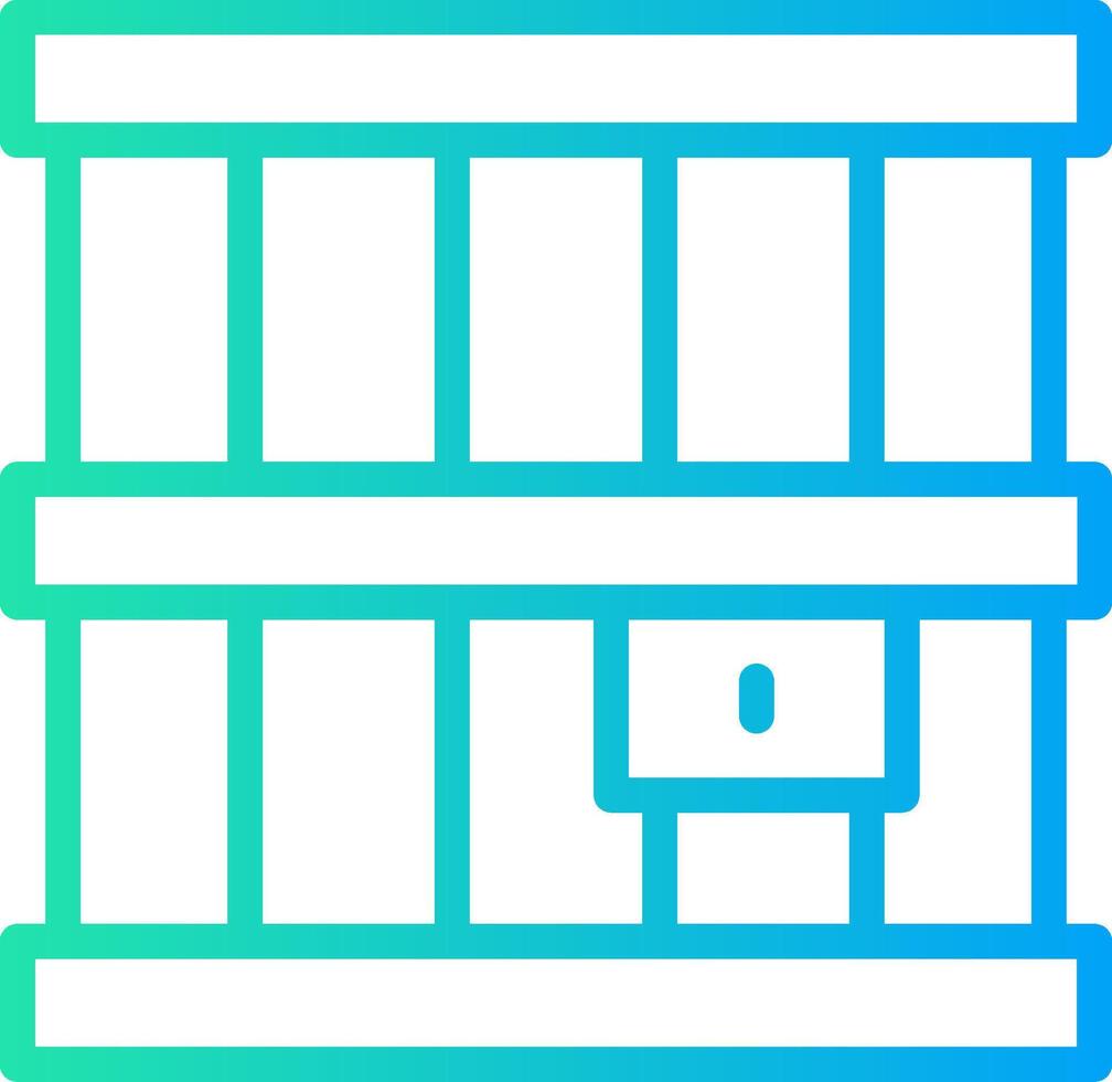 Jail Creative Icon Design vector