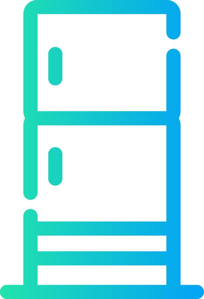 Fridge Creative Icon Design vector