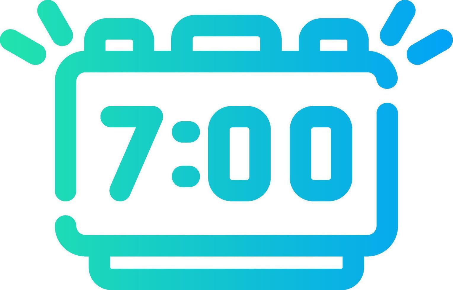 Alarm Creative Icon Design vector