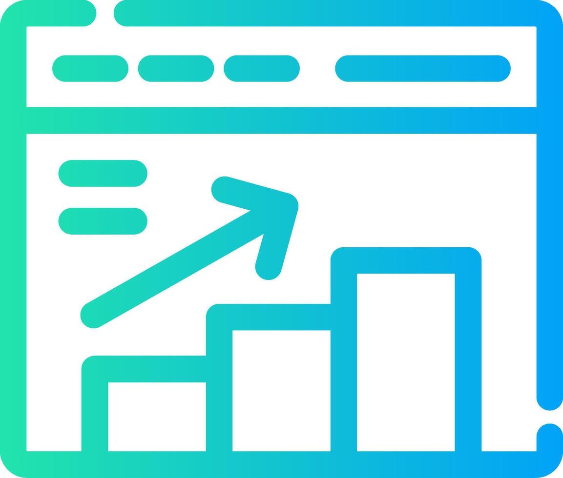 Stats Creative Icon Design vector