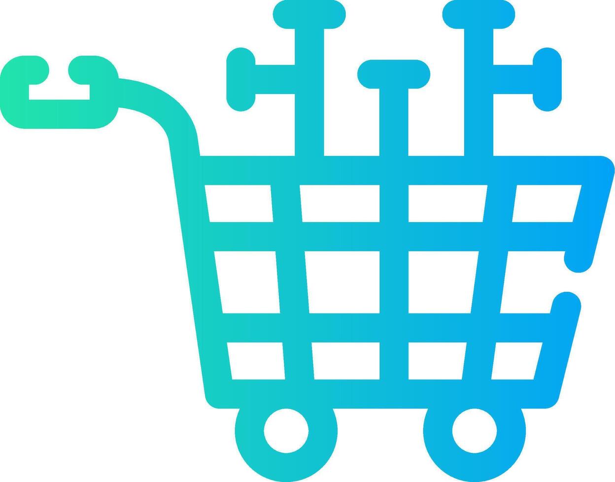 Shopping Cart Creative Icon Design vector