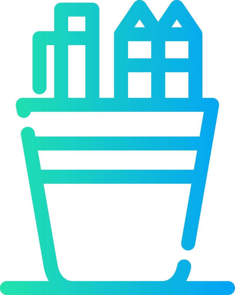 Office Supplies Creative Icon Design vector
