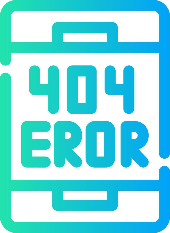 Error Creative Icon Design vector