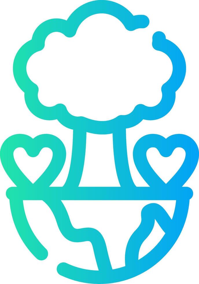 Save Planet Creative Icon Design vector