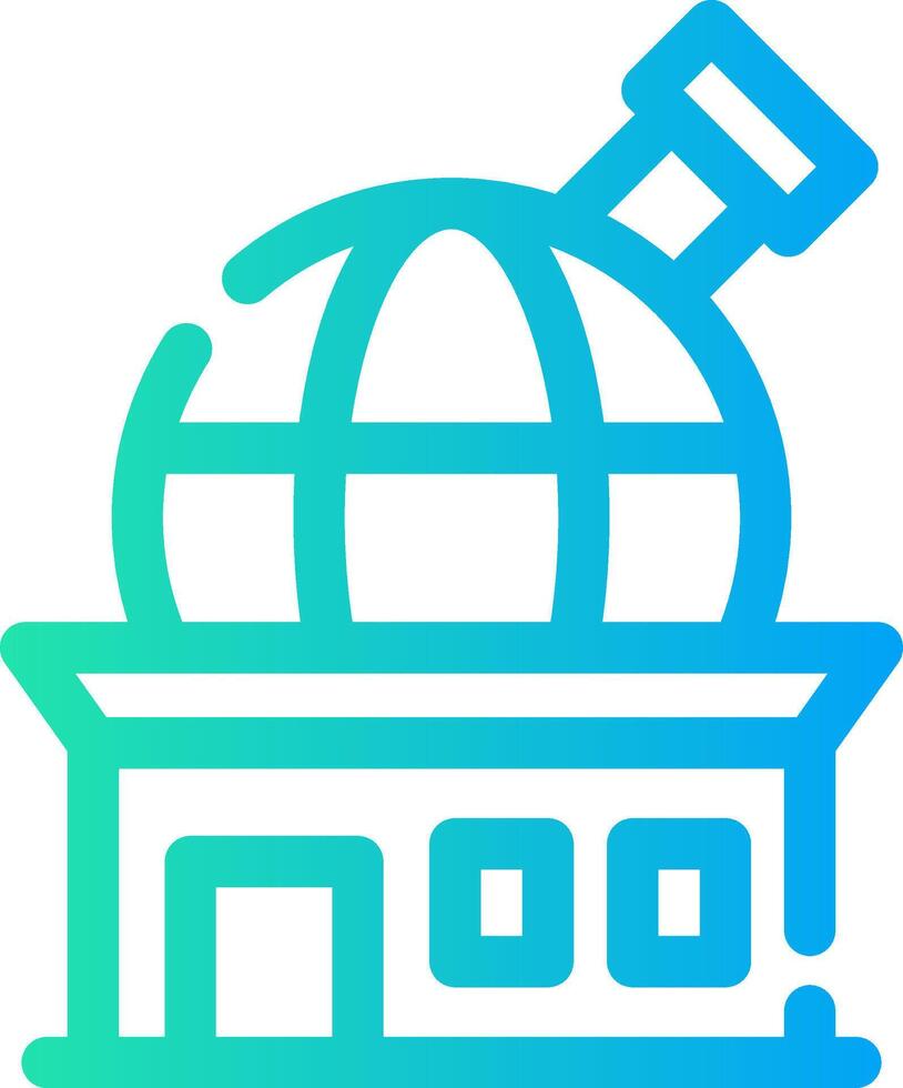 Observatory Creative Icon Design vector