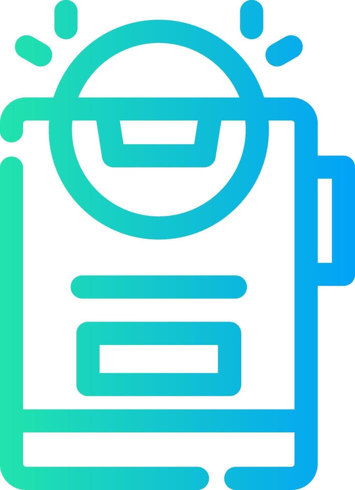 Light Creative Icon Design vector
