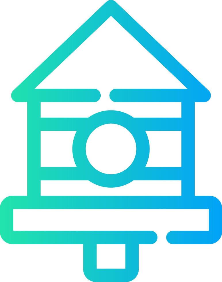 Birdhouse Creative Icon Design vector
