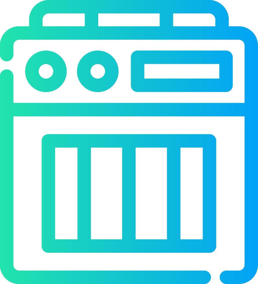 Amplifier Box Creative Icon Design vector