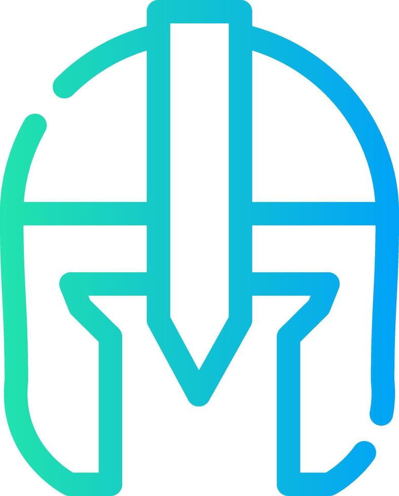 Helmet Creative Icon Design vector