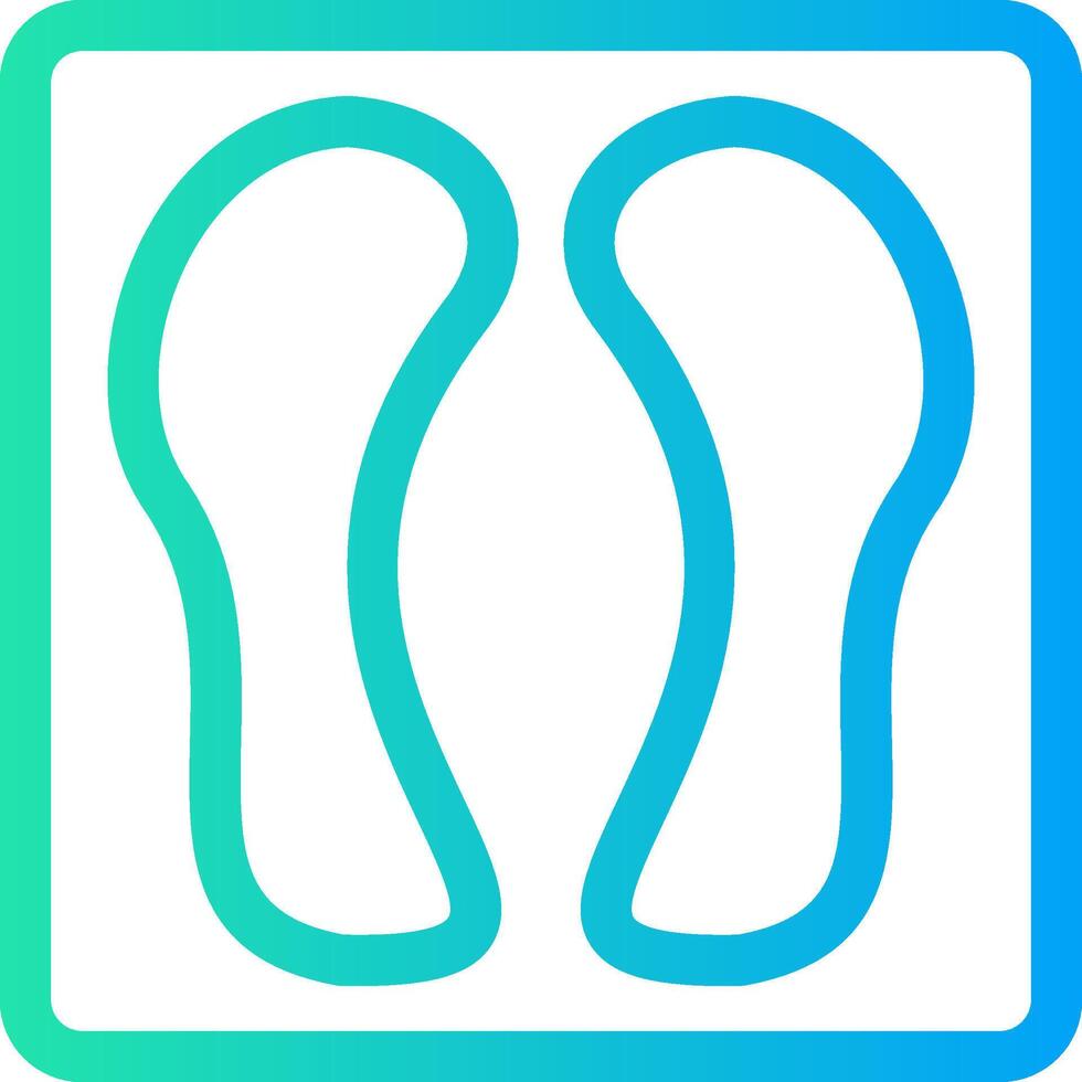 Footprint Creative Icon Design vector
