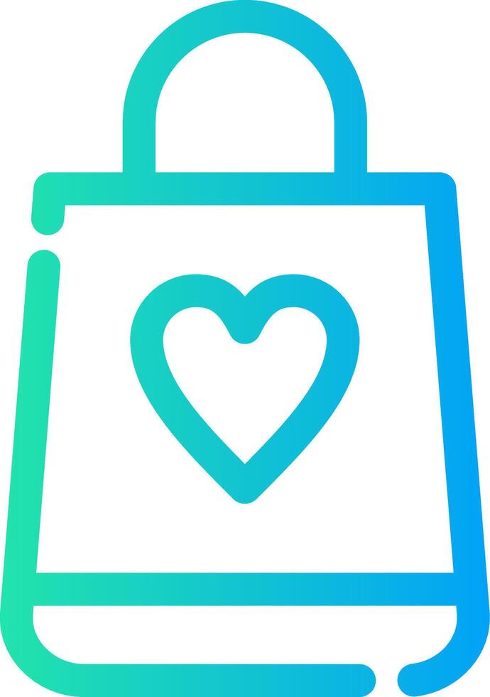 Shopping Bag Creative Icon Design vector