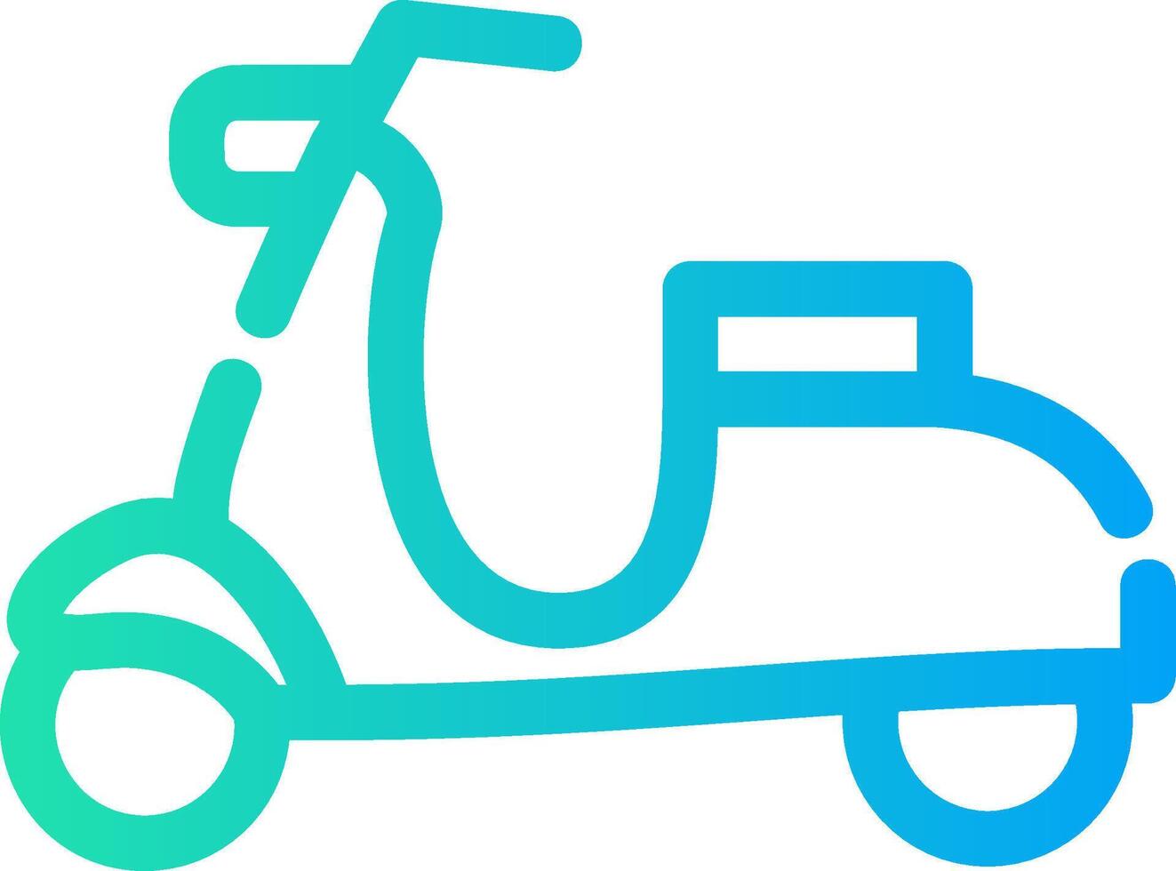 Scooter Creative Icon Design vector